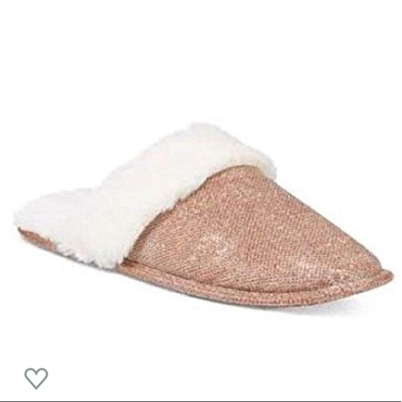rose gold house slippers